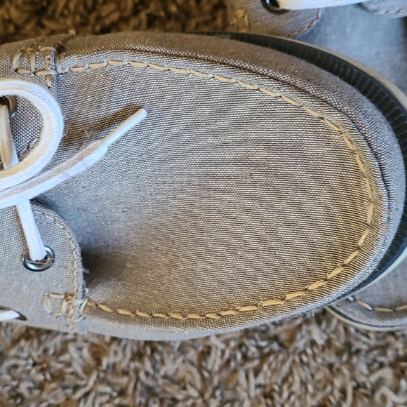 Mens grey boat shoes - Picture 3 of 5